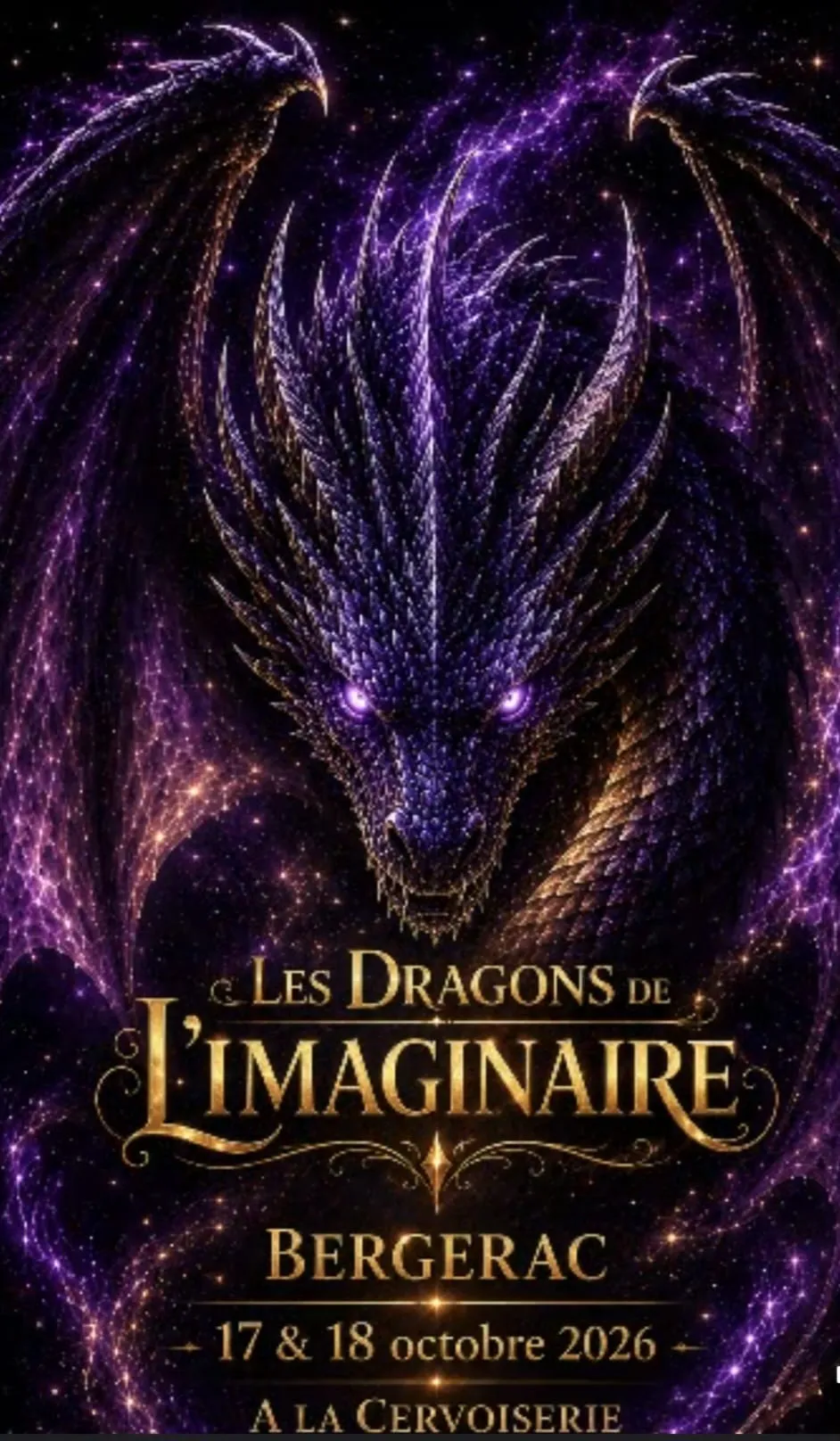 Affiche Les Dragons de l’Imaginaire à Bergerac 2026